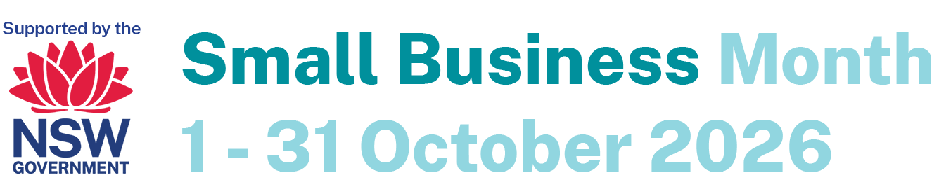 Small Business Month, 1–31 October 2026, supported by the NSW Government